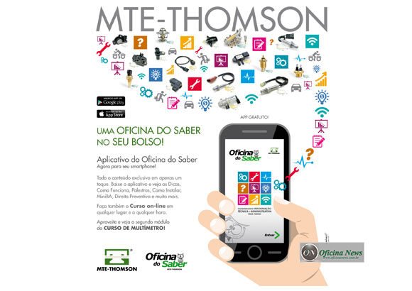 Aplicativo Oficina do Saber da MTE-Thomson