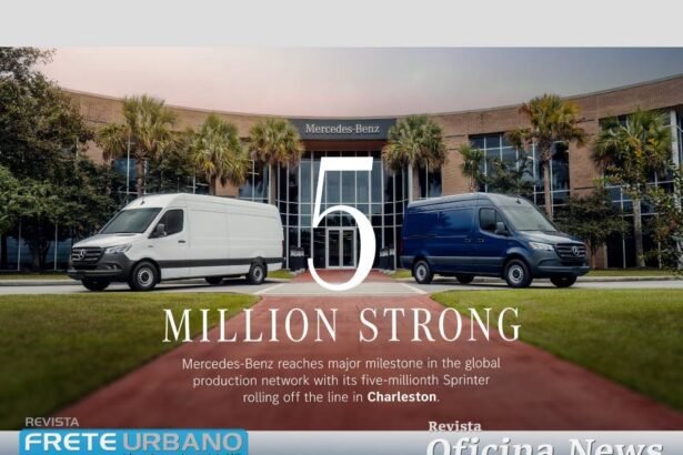 Mercedes-Benz celebra 5 milhões de Sprinter produzidas no mundo