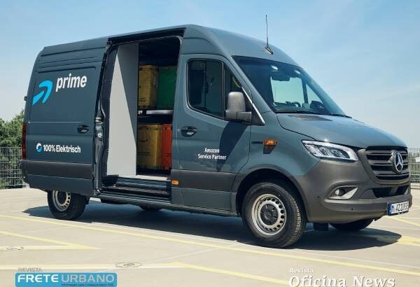 Mercedes entrega 5 mil vans elétricas à Amazon na Europa