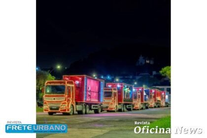 Caminhões Volkswagen são atrações da Caravana Iluminada