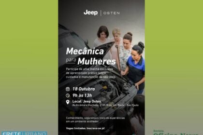 Curso de mecânica para mulheres será realizado na Jeep Osten