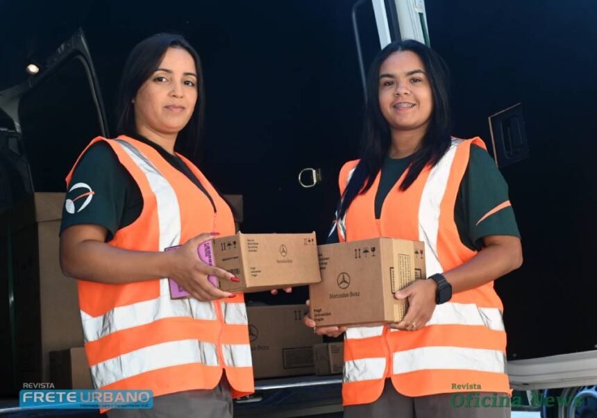 Mercedes-Benz inicia frota Sprinter com motoristas mulheres