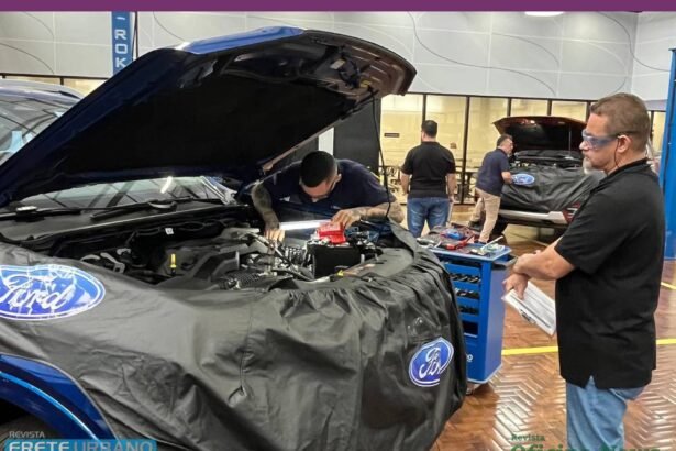 Técnicos da Ford mostram sua habilidade em competição nacional