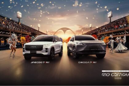 Jaecoo 7 participa de abertura dos desfiles do Carnaval do Rio 2026