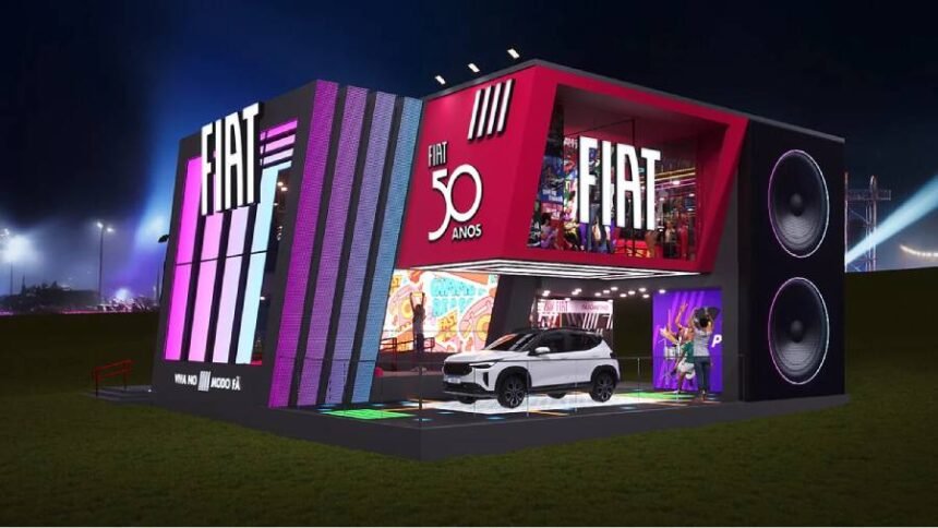 Fiat aposta em ações para interagir com público no Lollapalooza