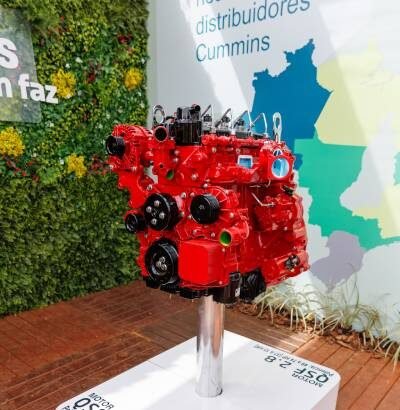 Cummins mostra na Agrishow novo QSF 2.8 e entra em tratores