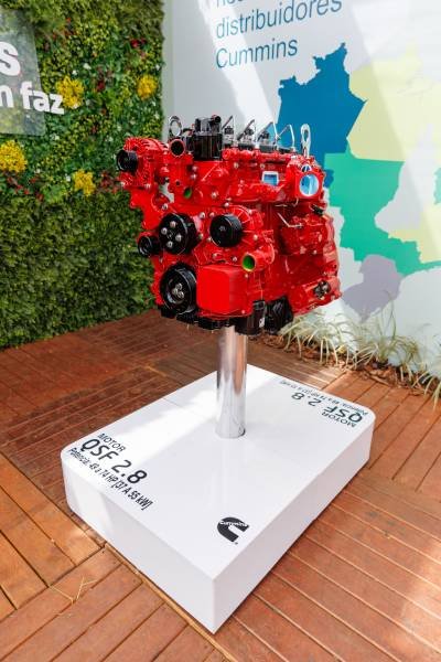 Cummins mostra na Agrishow novo QSF 2.8 e entra em tratores