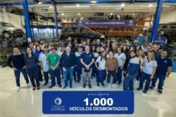 Stellantis desmonta mil veículos e amplia reciclagem de autopeças