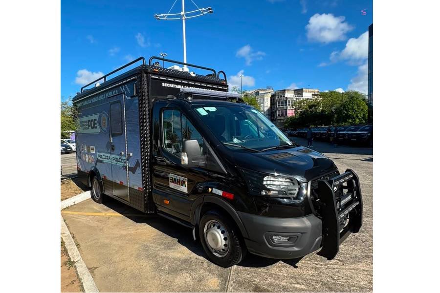 Ford Transit recebe adaptação para atuar na segurança pública