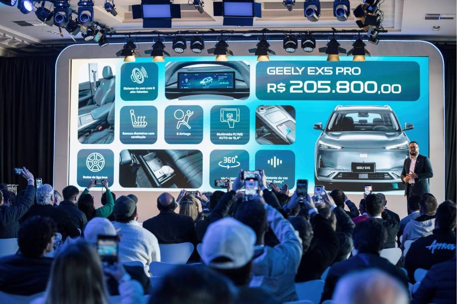 Geely completa um ano no Brasil com 25 mil veículos vendidos