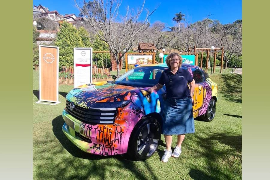 Nissan Kicks Art Car: carro grafitado por artista está em exposição