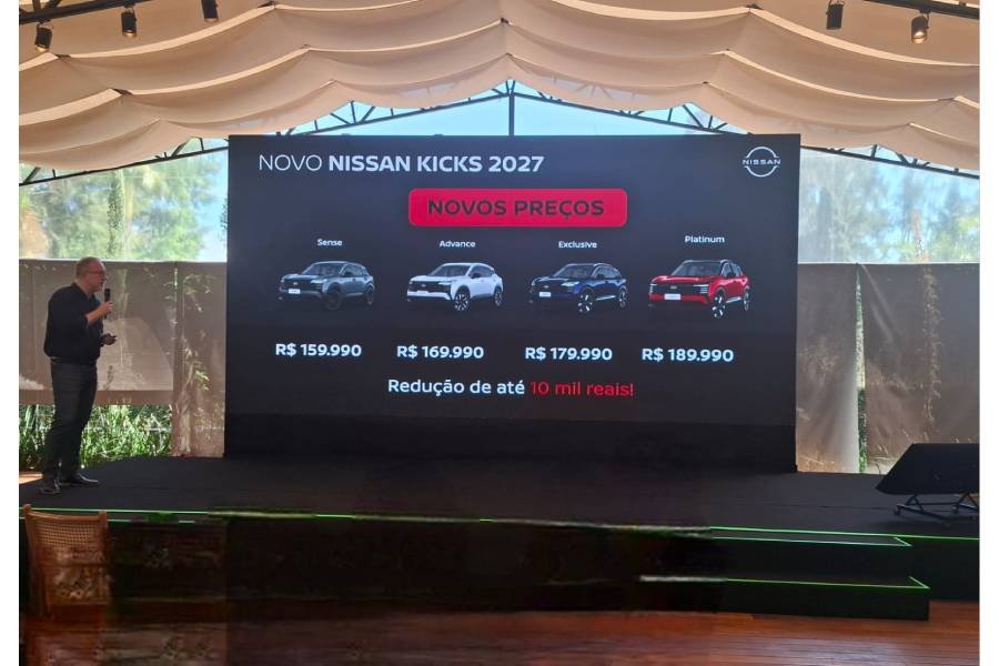 Nissan Kicks completa 10 anos com 1,8 milhão de unidades vendidas