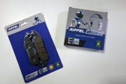 Riffel lança linha de pastilhas e patins de freios para motocicletas