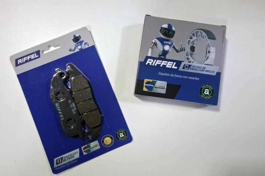 Riffel lança linha de pastilhas e patins de freios para motocicletas