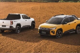 VW Tukan é revelada em Barretos e marca nova ofensiva de picapes da Volkswagen. Modelo terá cabine simples e dupla e chega em 2027.